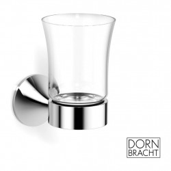 Dorbracht Vaia - držák na pohár se skelným sklenicí, barva držáku: chrom, Dor 83400809-00